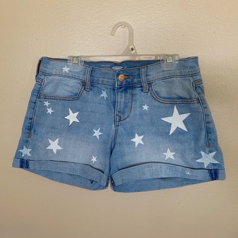 American denim shorts